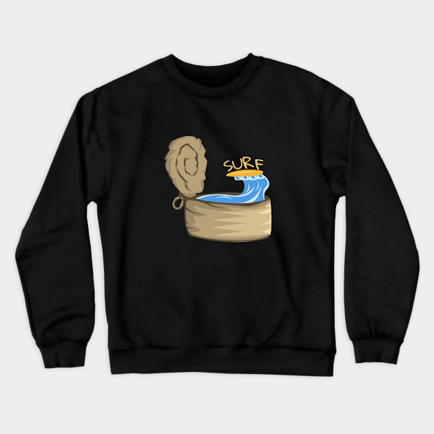 Surf Cans Crewneck Sweatshirt by MaeVector